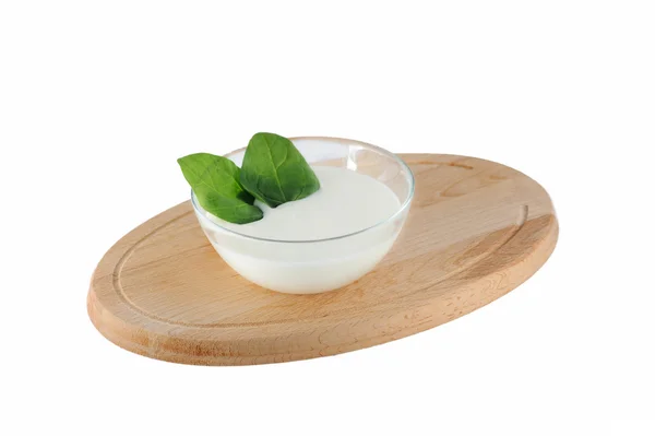 Zelfgemaakte yoghurt — Stockfoto
