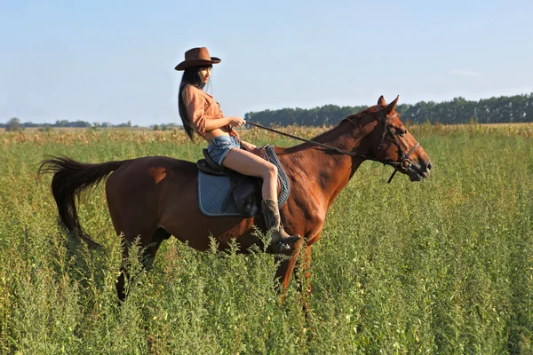 Horsewoman — Stock Photo, Image