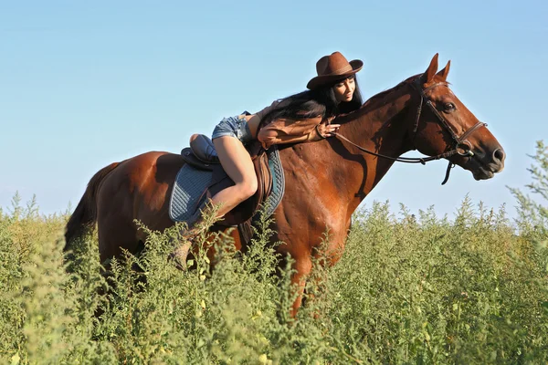 Horsewoman — Stock Photo, Image