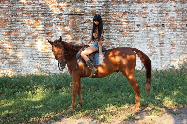 Horsewoman — Stock Photo, Image