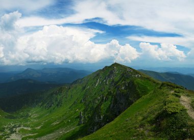 Yaz aylarında Karpatlar
