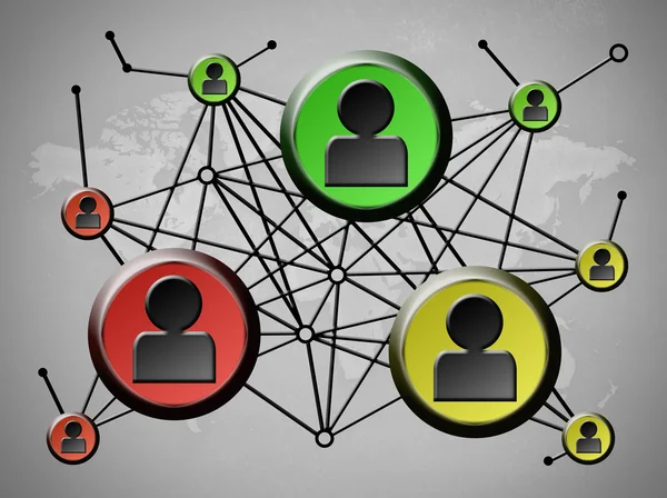 insanlar arasındaki bağlantıları