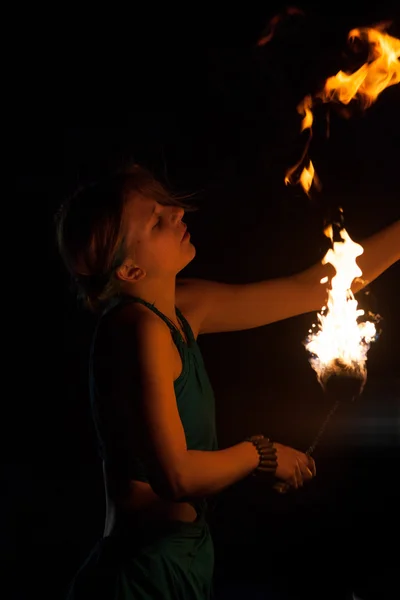 Lebende Feuer 2013 — Stockfoto