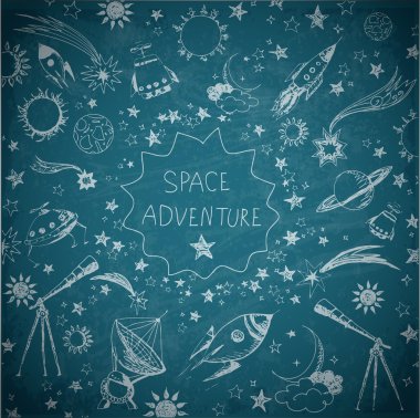 kartı ile uzay nesneleri