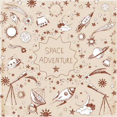 kartı ile uzay nesneleri