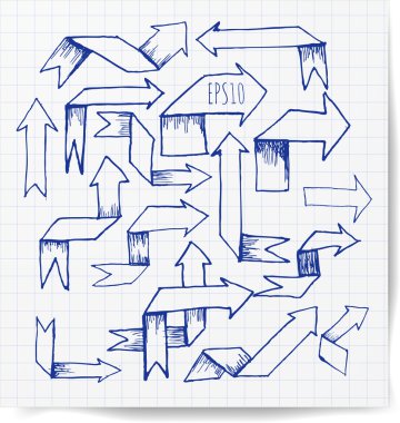 kalem kroki ok koleksiyonu