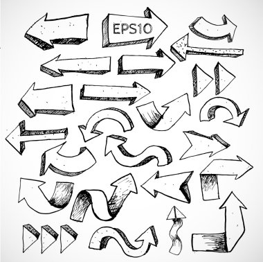 ok koleksiyonu için tasarım kroki.