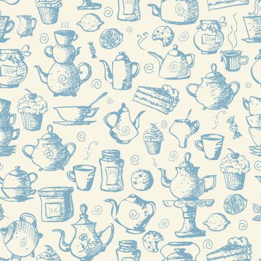 Dikişsiz çay arka plan