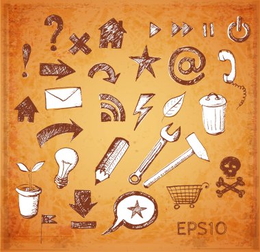 robot resmi web tasarım simgeler