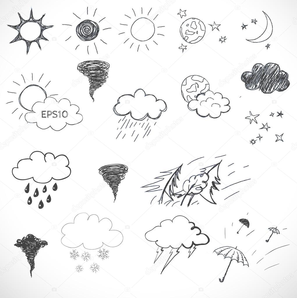Weather icons set.