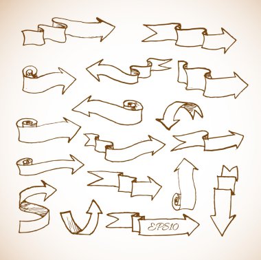 vintage tarzı okları