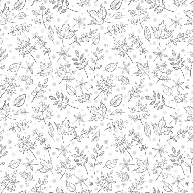 Kusursuz yaprak deseni.