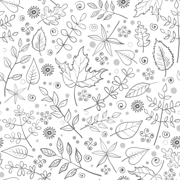 Seamless floral pattern. — Stock Vector