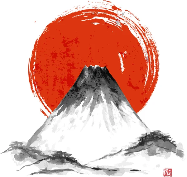 富士山山 — 图库矢量图片