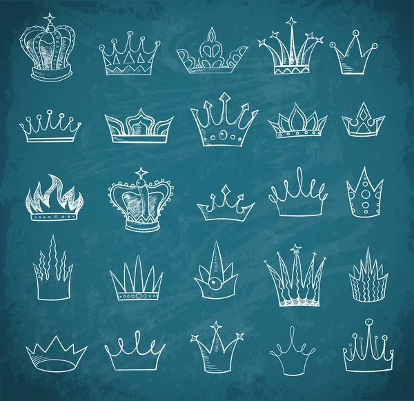 Vintage kron çizimler