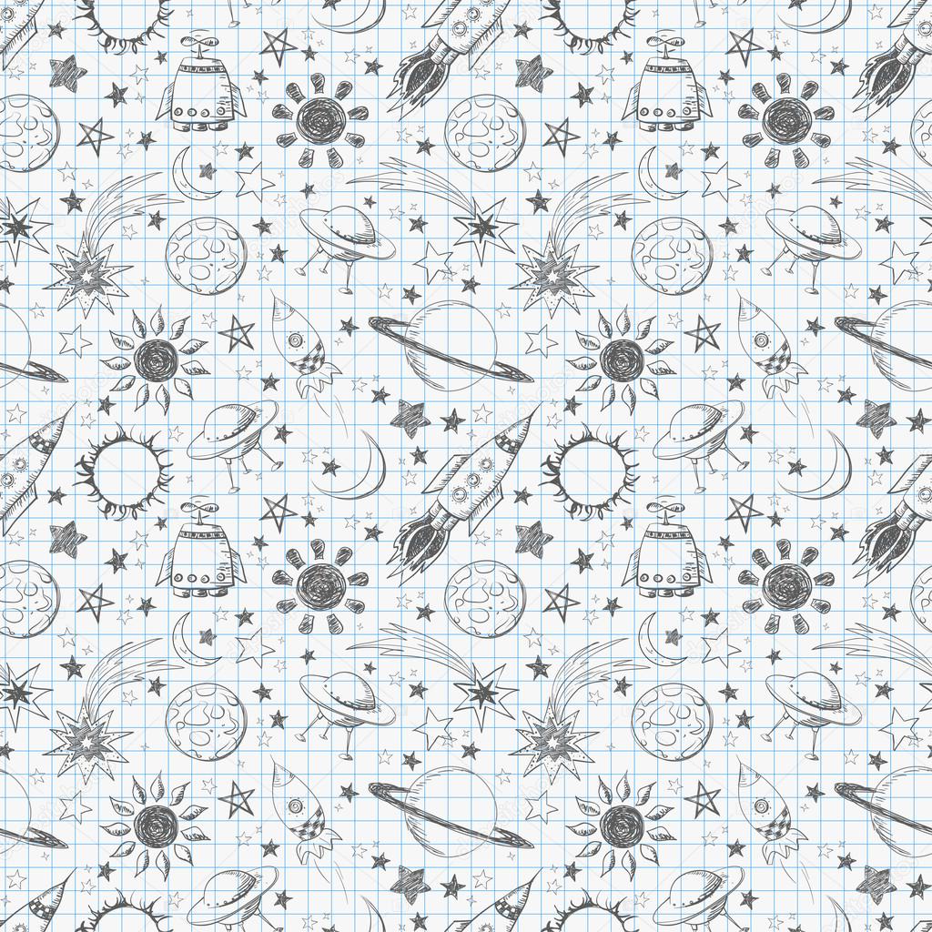 Seamless space pattern