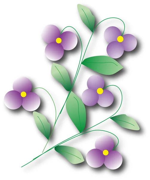 Illustratie violet — Stockfoto