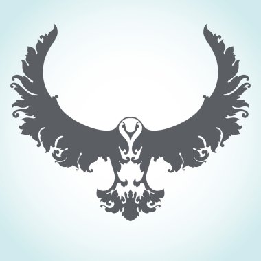 Dekoratif kuş simgesi