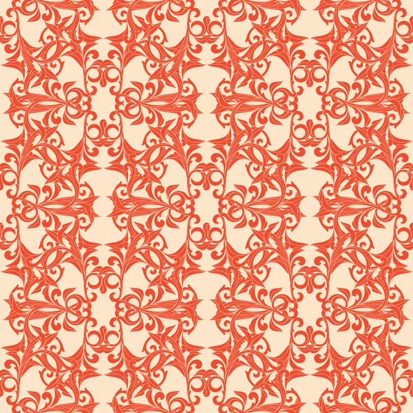 Pattern with ornament — Stock Vector