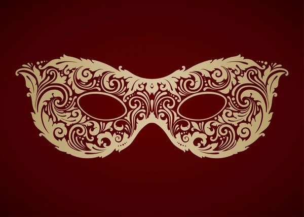 Masque de carnaval décoratif — Image vectorielle