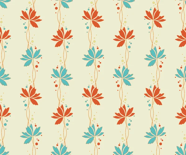 Fondo con flores — Vector de stock