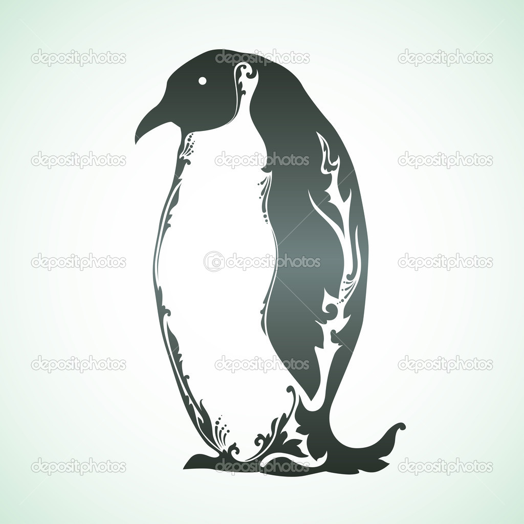 Ornamental decorative penguin