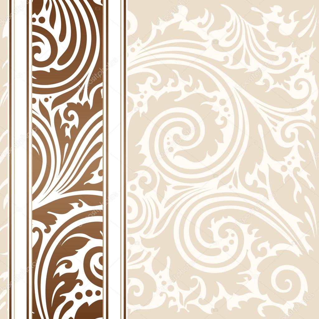 Template with ornaments