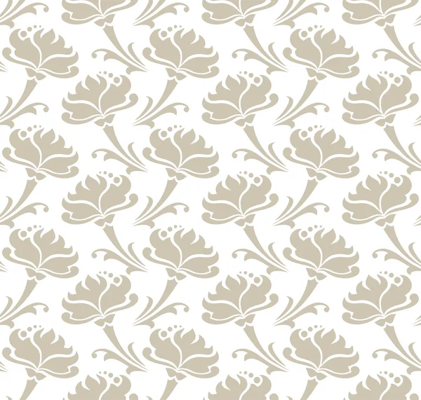 Sem costura vintage decorativo floral fundo — Vetor de Stock