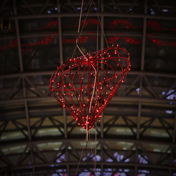 Herz für Verliebte am Valentinstag — Stockfoto