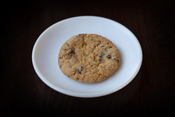 Oat cookies on a plate — Stock Photo, Image