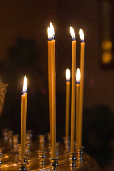 Prayful svíčka — Stock fotografie