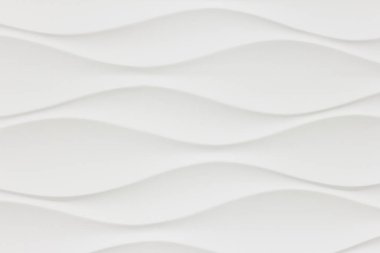 Yeni güzel duvar, onarım sonrası beyaz desenli alçıtaşı arkaplan