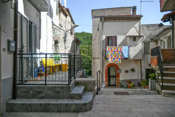 İtalya 'nın Carpinone köyü.