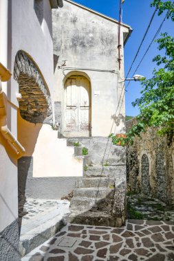 İtalya 'nın Carpinone köyü.