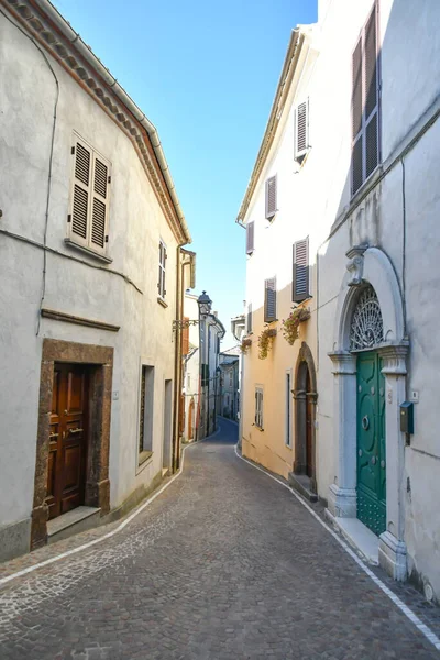 Una Calle Estrecha Ripi Una Ciudad Medieval Región Del Lacio —  Fotos de Stock