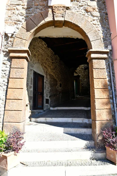Alee Din Arnara Oraș Medieval Din Regiunea Lazio Italia — Fotografie, imagine de stoc
