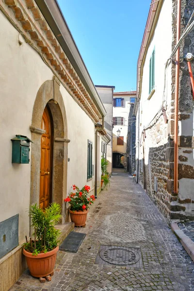 Beco Arnara Uma Cidade Medieval Região Lácio Itália — Fotografia de Stock