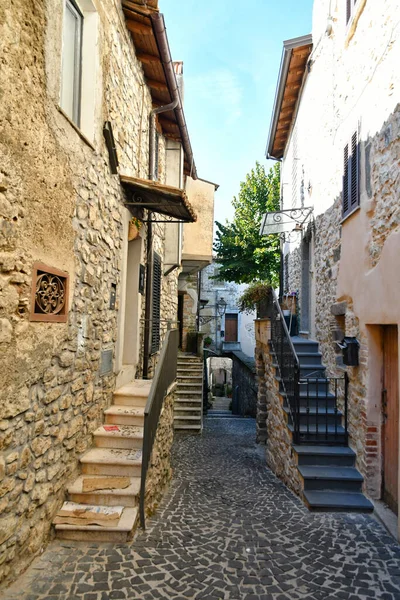 Talya Nın Lazio Bölgesinde Bir Ortaçağ Kasabası Olan Villa Santo — Stok fotoğraf