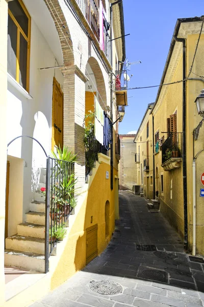 Úzká Ulice Calvello Středověké Město Regionu Basilicata Itálie — Stock fotografie