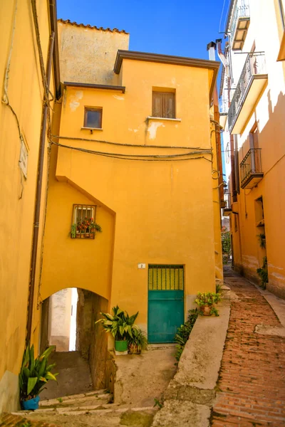 Narrow Street Castelciita Small Village Province Salerno Italy — стоковое фото