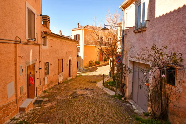 Talya Nın Basilicata Kentindeki Potenza Eyaletindeki Eski Pignola Evleri Arasında — Stok fotoğraf
