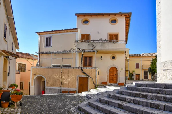 Een Oude Straat Van Campodimele Een Middeleeuwse Stad Van Lazio — Stockfoto