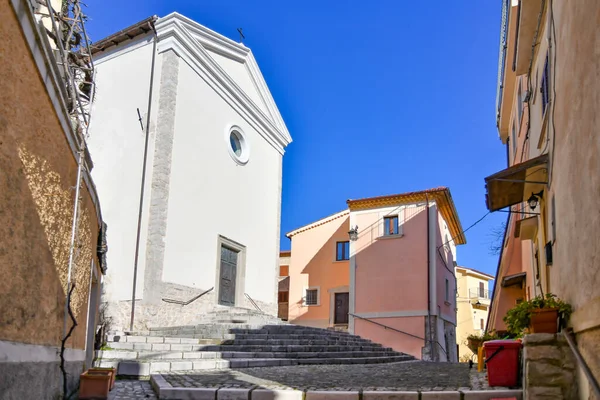カンポジメレの古い通り ラツィオ地域の中世の町 イタリア — ストック写真