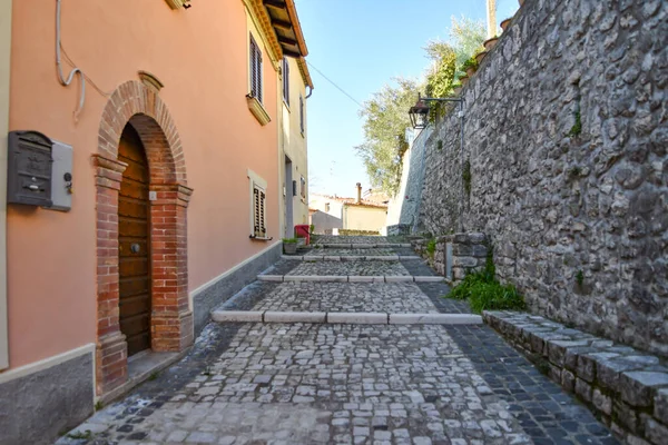 Une Vieille Rue Campodimele Une Ville Médiévale Région Latium Italie — Photo