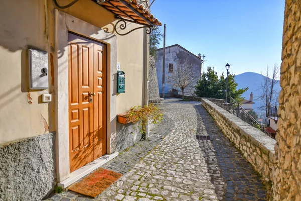 Une Vieille Rue Campodimele Une Ville Médiévale Région Latium Italie — Photo