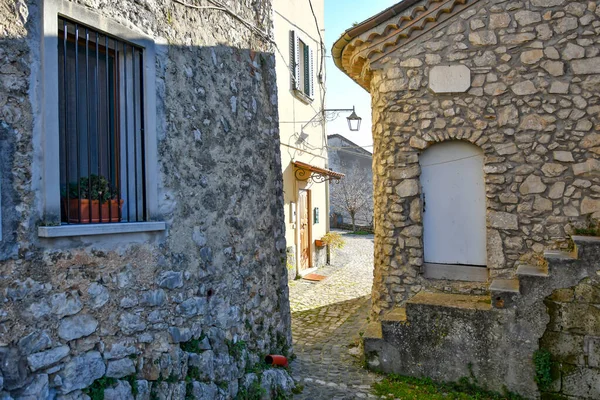 Old Street Campodimele Medieval Town Lazio Region Italy — Stock Photo, Image