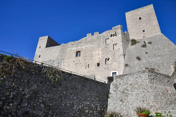 Talya Nın Lazio Bölgesinde Tarihi Bir Şehir Olan Itri Kalesinin — Stok fotoğraf