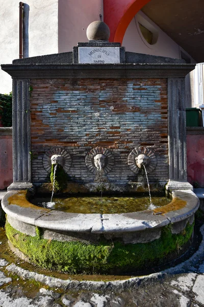 Sarno Ősi Szökőkútja Város Nápoly Tartományban Olaszország — Stock Fotó