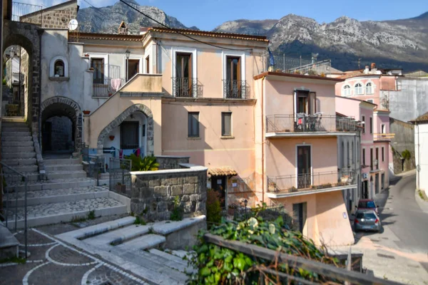 Staré Domy Faicchio Malá Vesnice Provincii Benevento Itálie — Stock fotografie