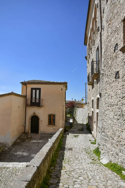 Une Rue Étroite Gesualdo Petit Village Dans Province Avellino Italie — Photo